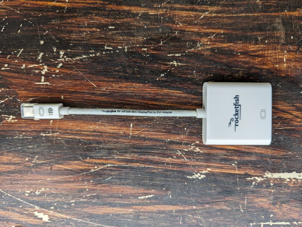 Przejściówka Adapter Mini Display Port (thunderbolt) to DVI