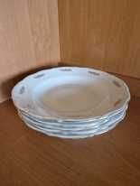 Talerze porcelana Bogucice 5 sztuk. PRL