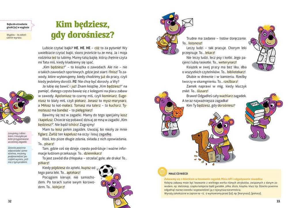 Bajki logopedyczne Misia API (4-6 lat) Agata Kalina, Maria Szyfter