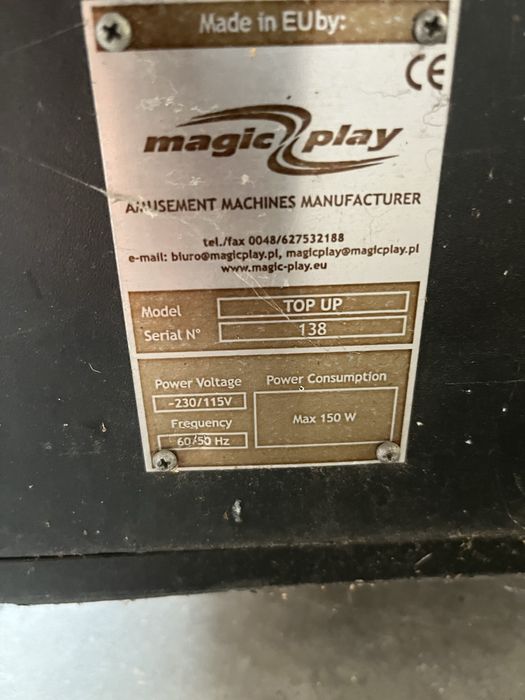 Automat zarobkowy Top Up okazja sprawny