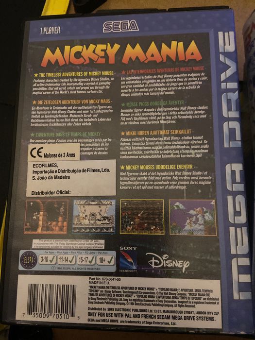Mickey mania - Sega mega drive