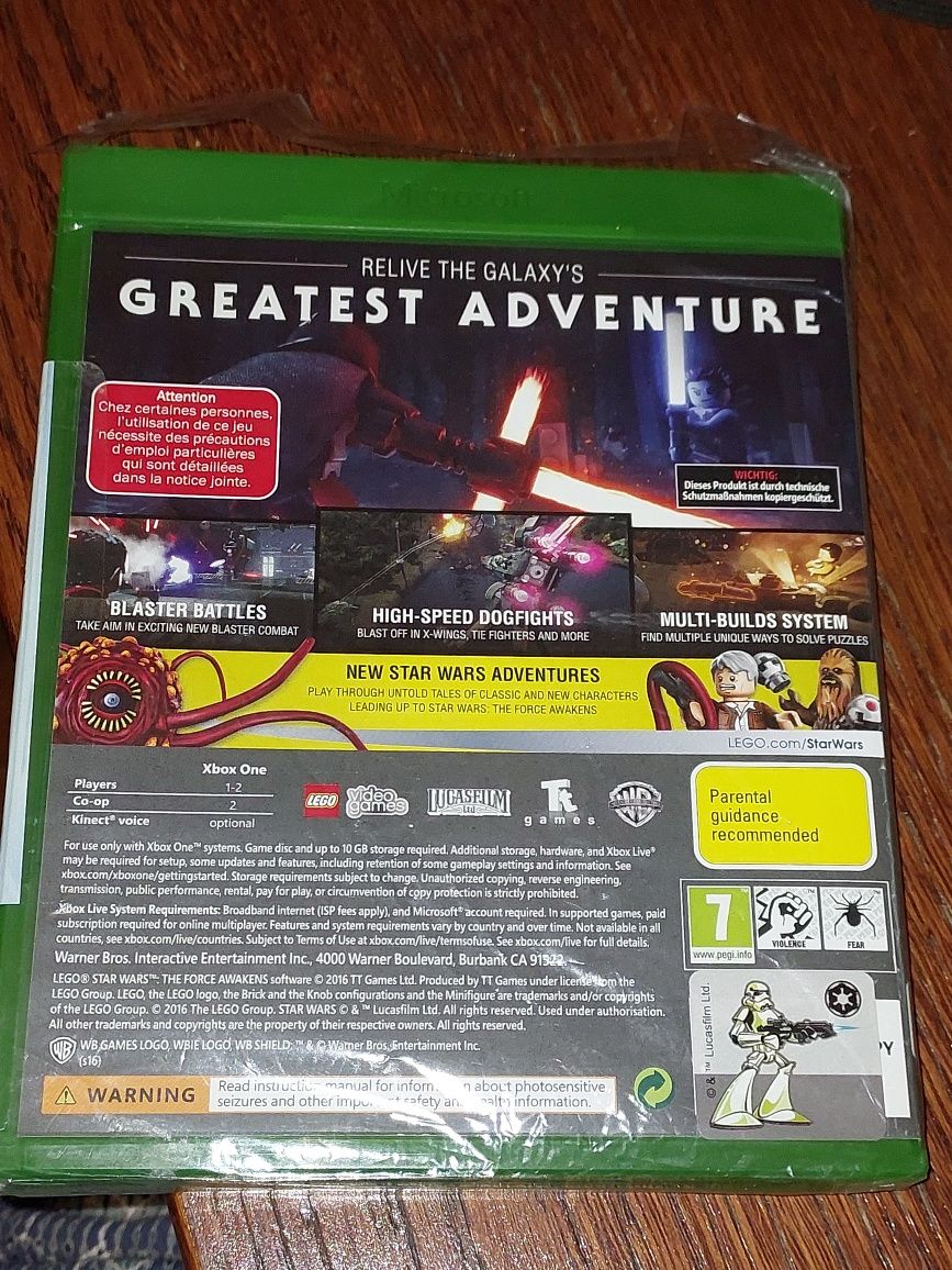 Gra Star Wars konsola XBOX ONE LEGO The Force Awaken Przebudzenie mocy