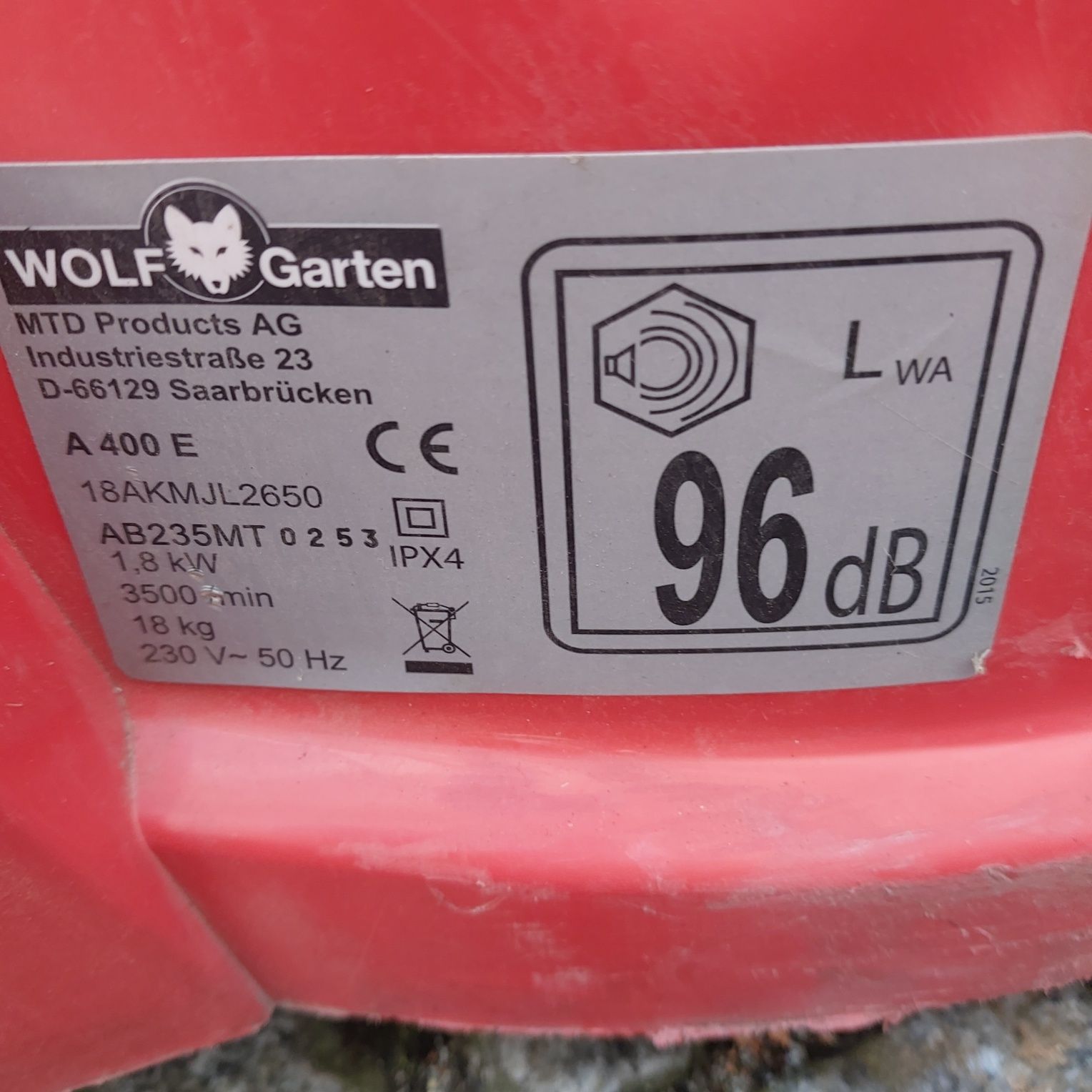 Kosiarka elektryczna Wolf Garten