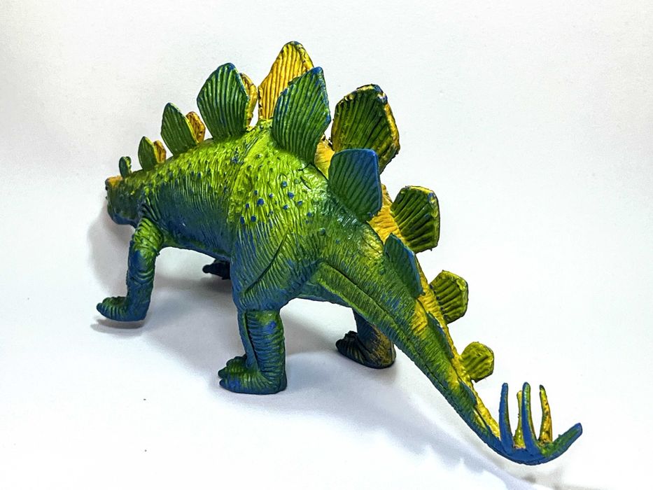 Stegosaurus (1987) Figura de Dinossauro Vintage