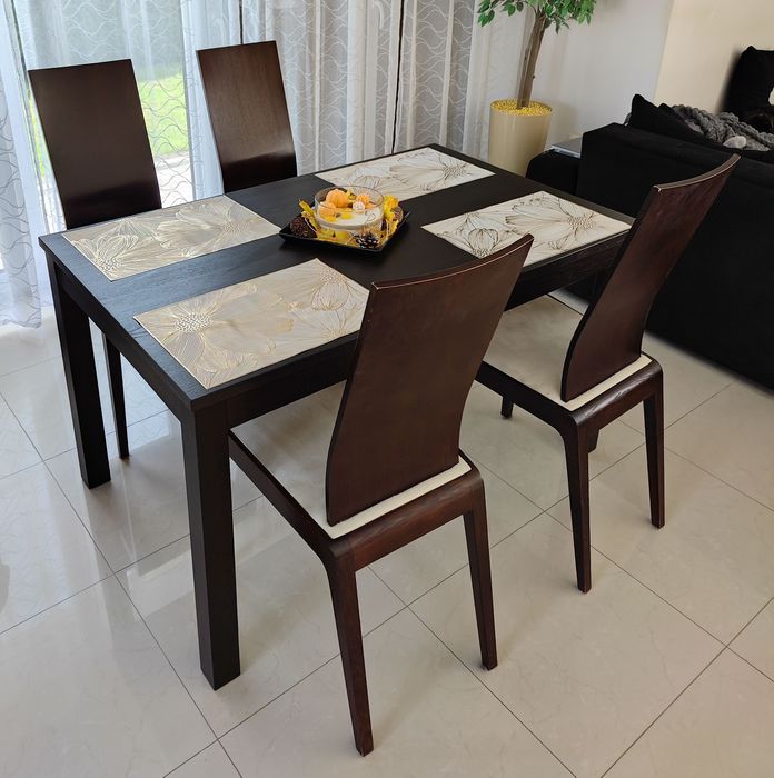 Meble używane - zestaw - prawie za darmo - ciemne / wenge