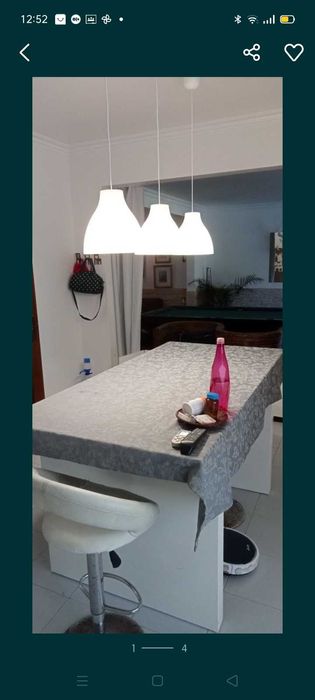 3 Candeeiros cozinha