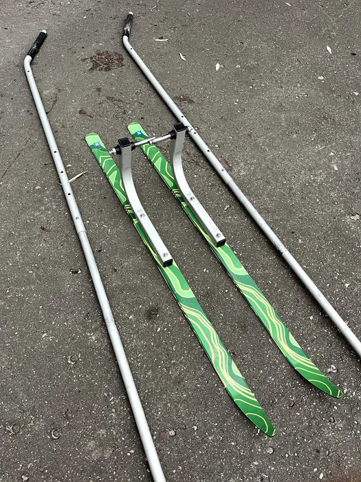 Zestaw narciarski do przyczepki rowerowej Burley