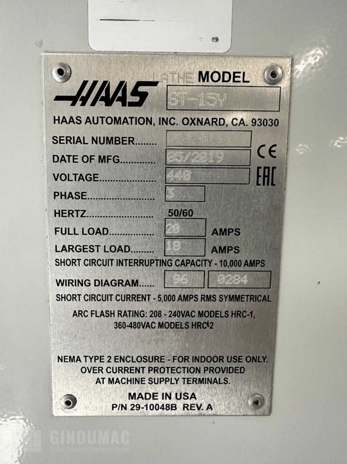 Tokarka HAAS ST-15Y (2019)