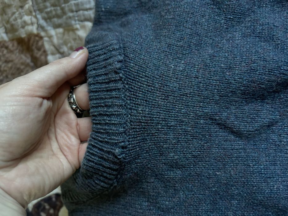 Sweter Shetland wełna Kononowicz