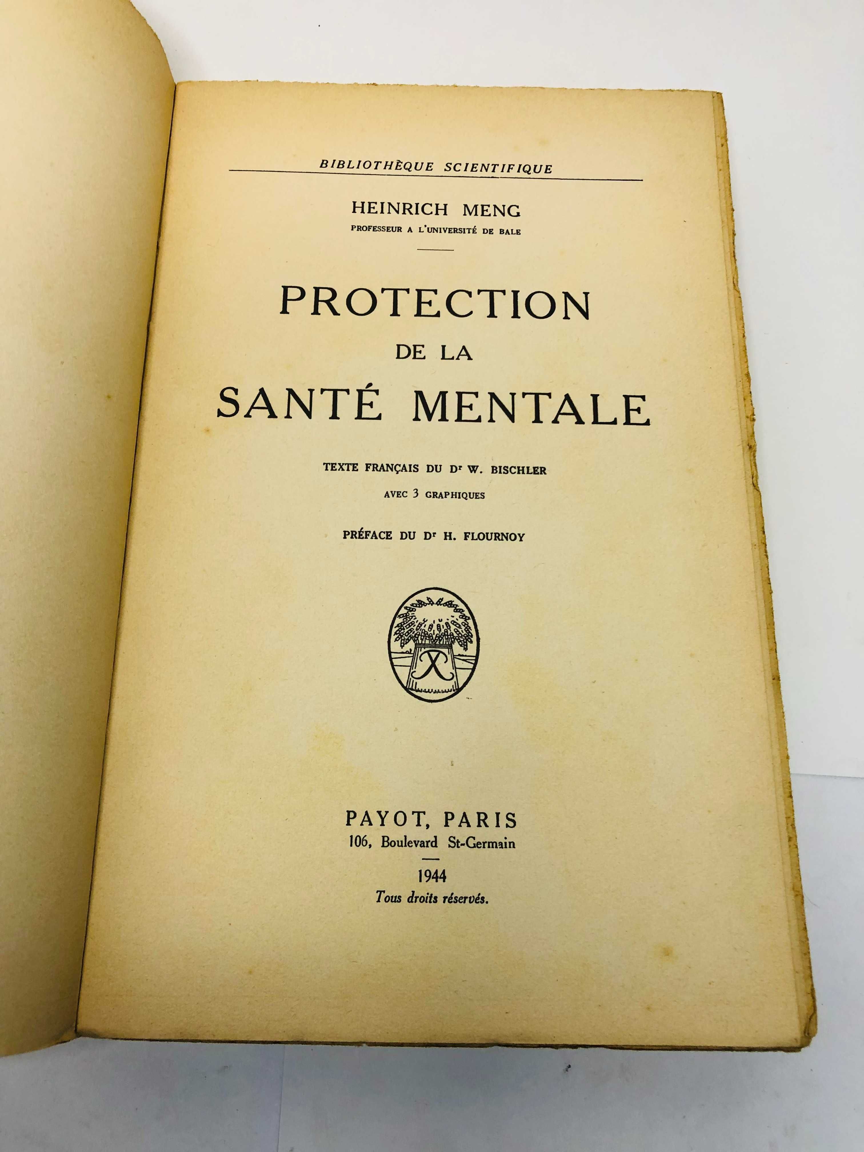 Protection de la Santé Mentale 1944 - Heinrich Meng