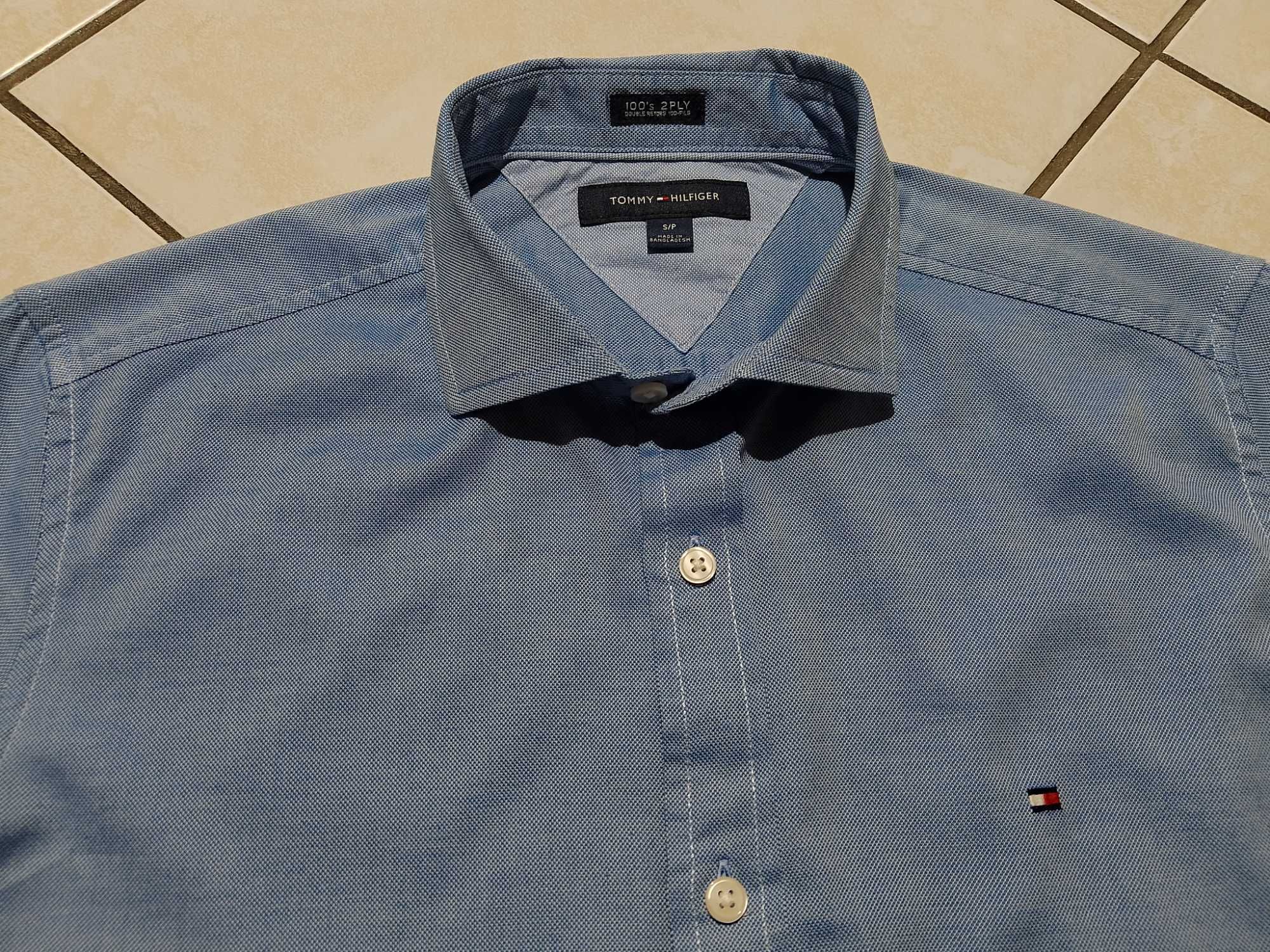 TOMMY HILFIGER USA - NOWA! z LOGO Koszula Męska rozmiar M