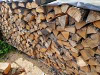 Drewno dębowe sezonowane, dębina, akacja, rozpałkowe