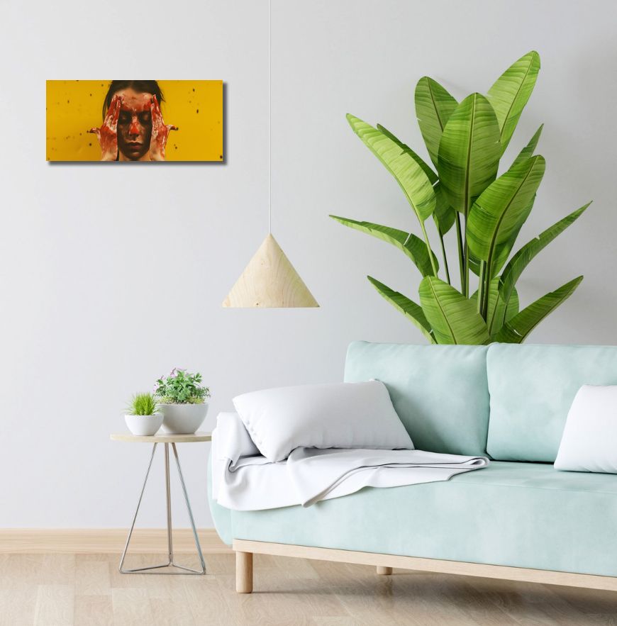 Obraz 50x20cm Dotyk Ekspresji Własnej