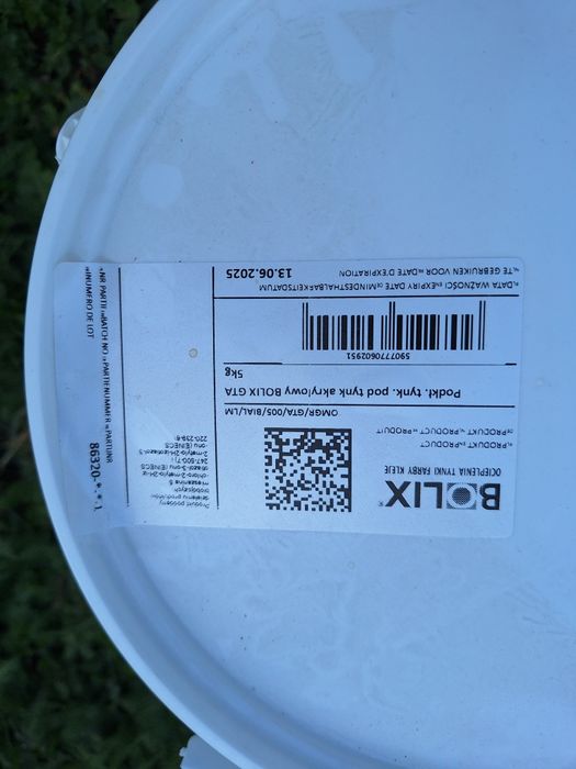 Podkład tynkarski pod tynk akrylowy 5 kg BOLIX