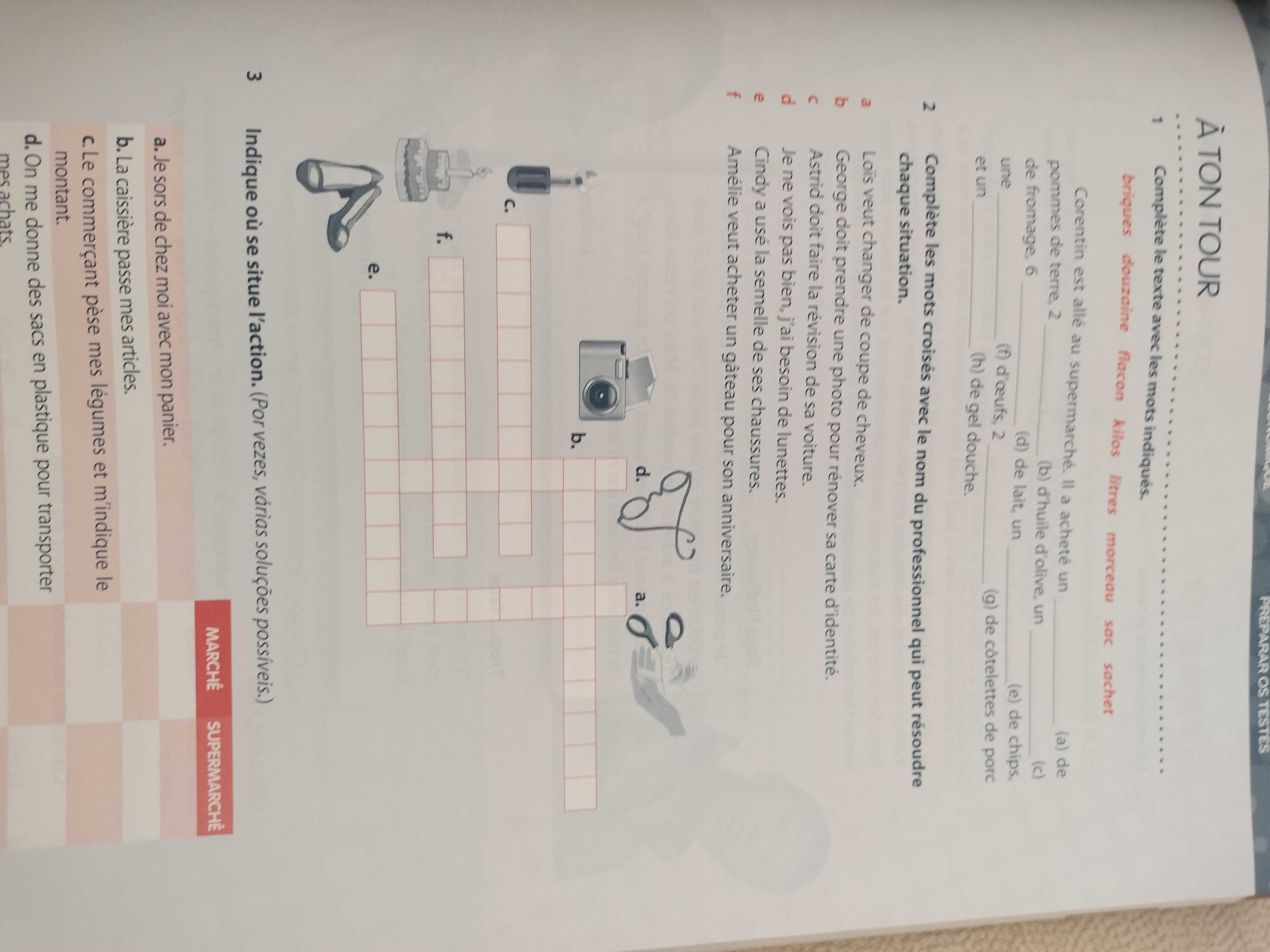 Preparar os testes francês 8
