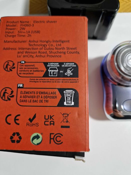 Mini golarka bezprzewodowa przenośna ładowana na USB -C