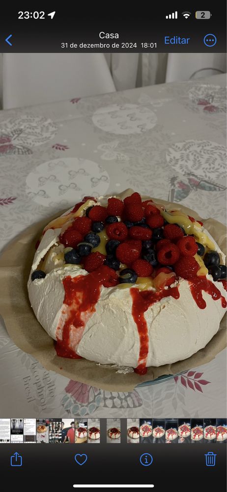 Bolos de aniversario e outros doces