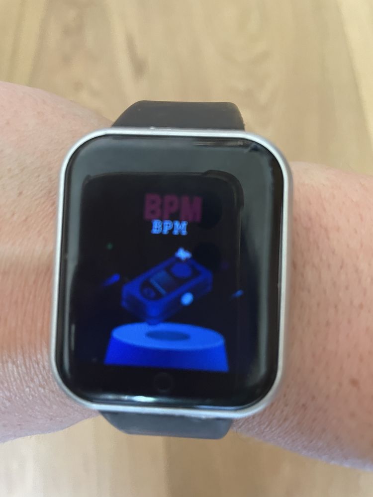 Smartwatch Relógio preto decathlon novo