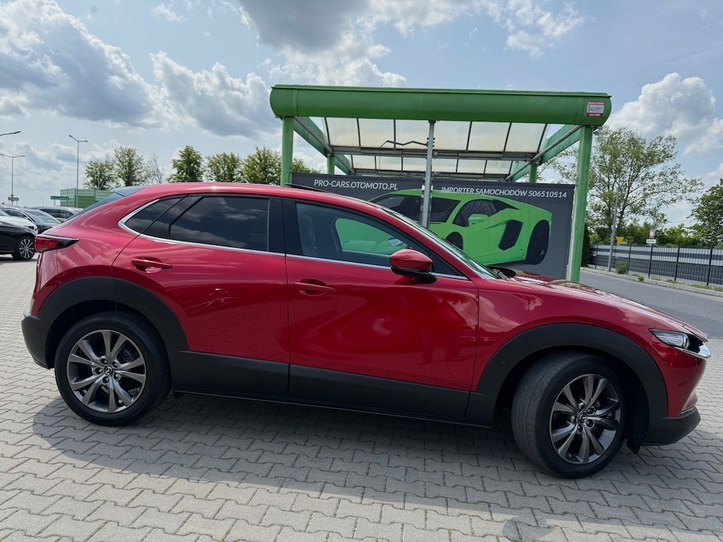 Mazda CX-30 JAK NOWA LUXURY 2.0B 180KM HUD kamery 360 skóry BOSE pamięć chrom aso