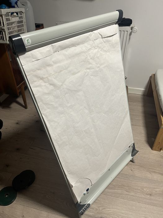 Flipchart tablica magnetyczna solidna trójnóg biuro