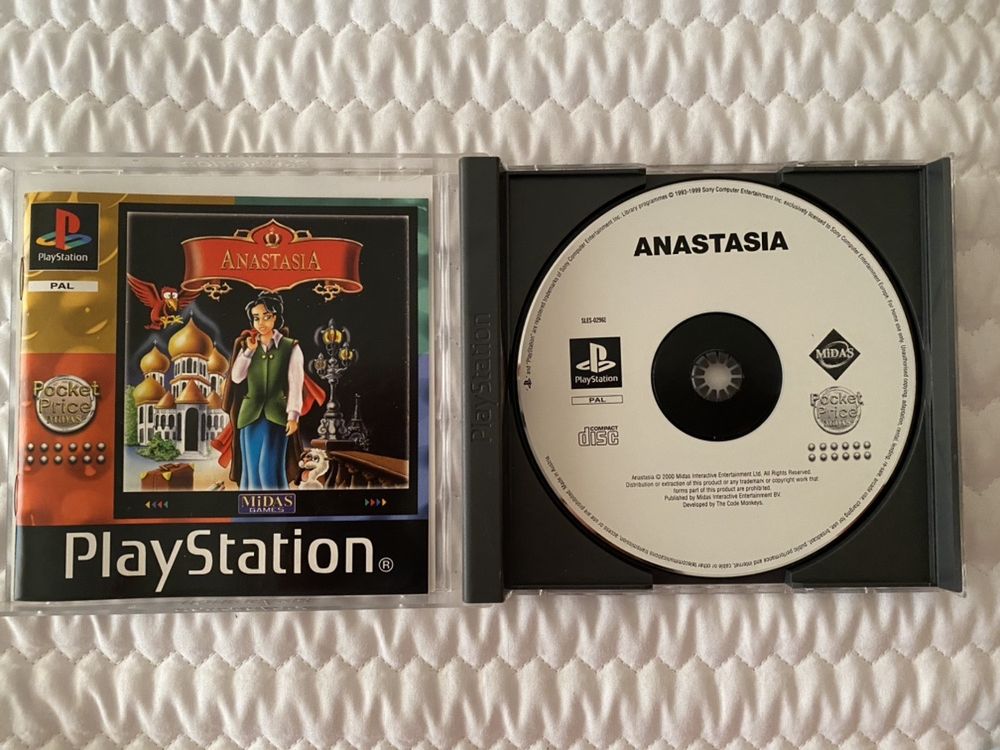 Jogo playstation 1 Anastasia completo a funcionar ps1