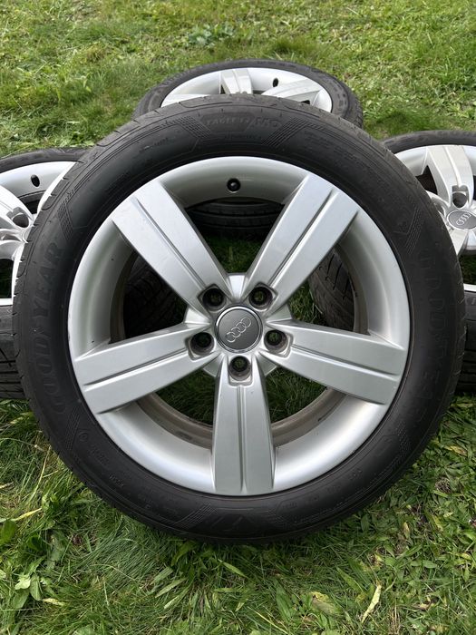 Koła orginalne AUDI jak NOWE OPONY 5x112 17 cali 225/50/17 goodyear f1