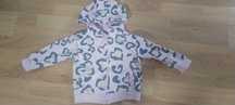 Bluza dziewczęca, rozpinana, rozm. 104, marka Sinsay, stan bdb.