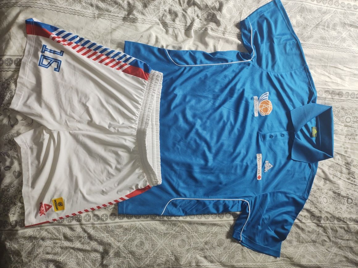 Oryginalny komplet stroju do koszykówki Izrael