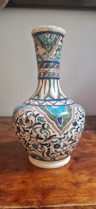 Wazon XIXw. Kütahya Turcja w stylu Iznik antyk unikat aukcyjny