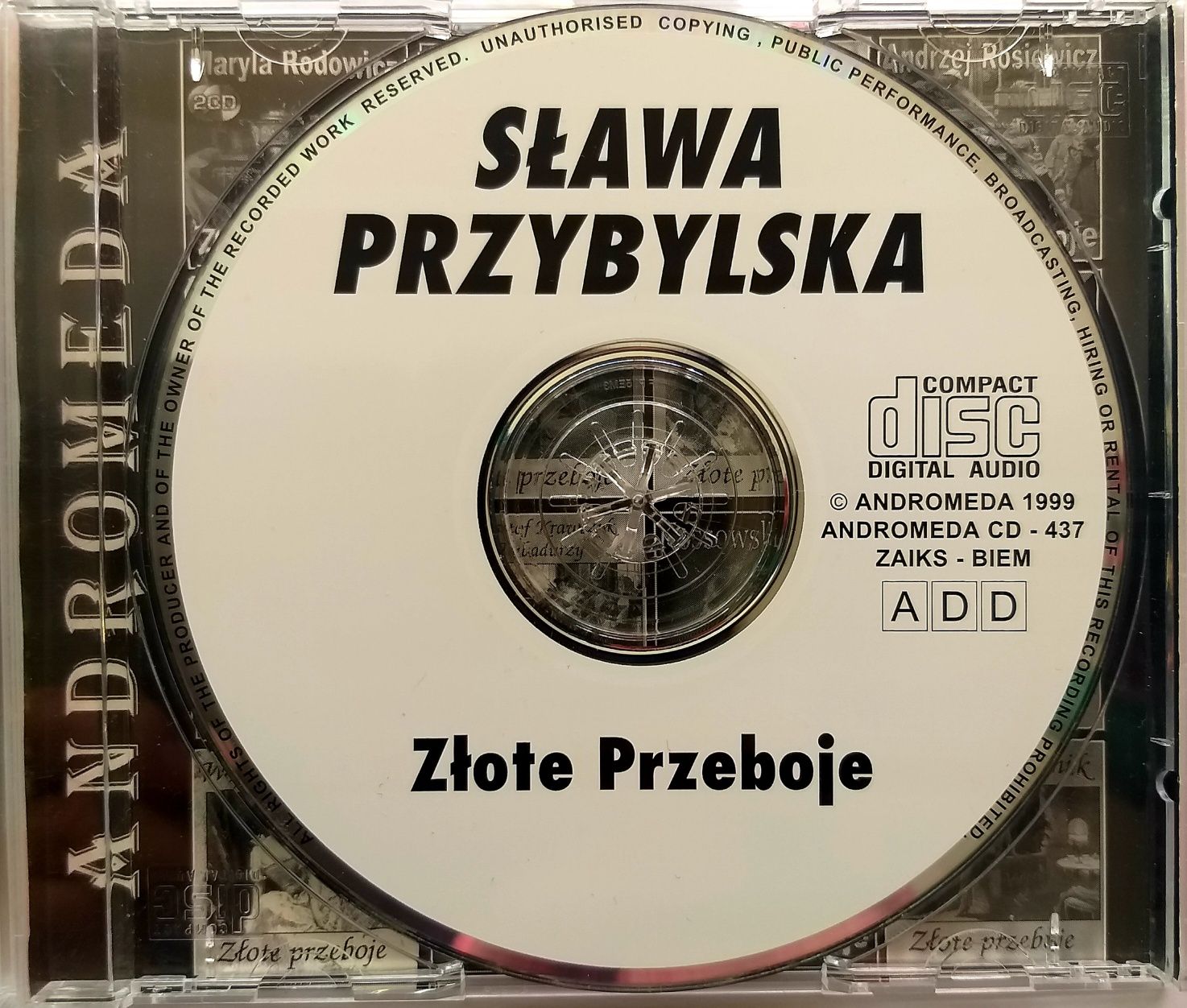 Sława Przybylska Złote Przeboje 1999r