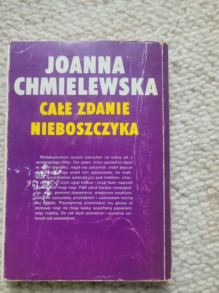 Joanna Chmielewska Całe zdanie nieboszczyka książka