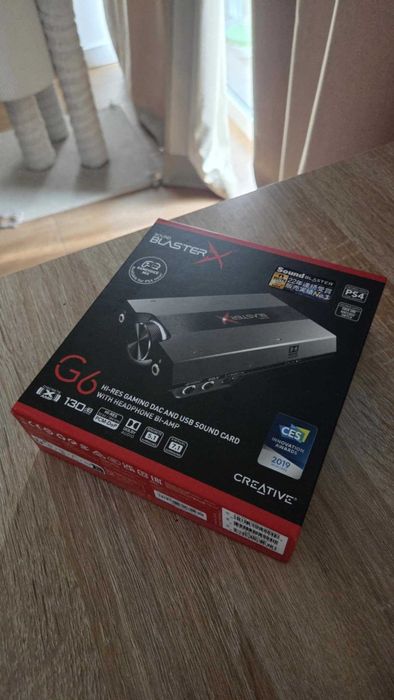 Creative Sound BlasterX G6 - Idealny stan, w pełni sprawna