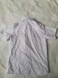 Koszula chłopięca z krótkim rękawem, rozmiar 134