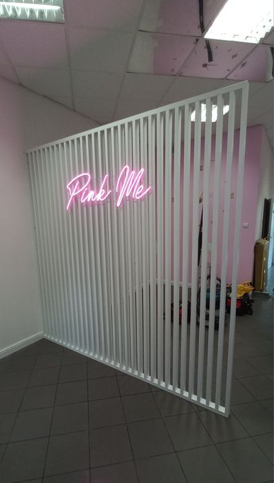 Ścianka lamelowe, ażurowa. Przepierzenie