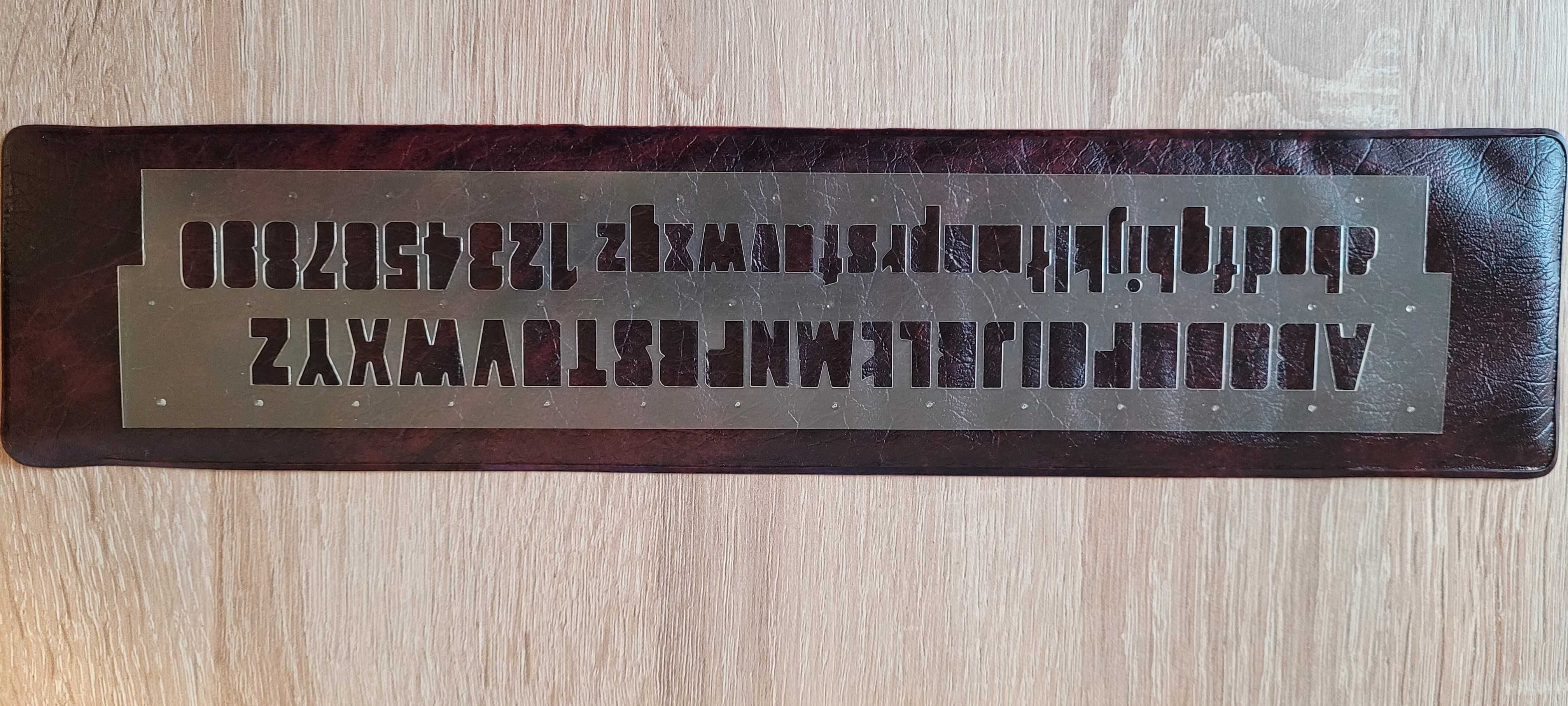 Szablon/wzornik do pisma technicznego