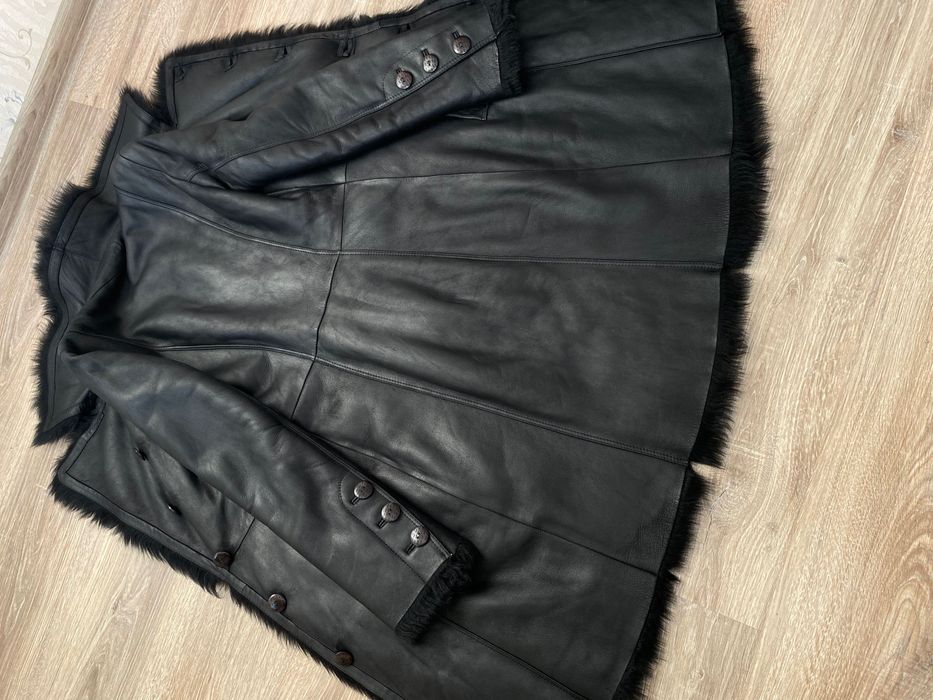 Натуральная дубленка . Мех Тоскана полностью