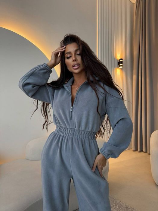 Новинка! Жіночий Стильний та Неймовірно Теплий Флісовий Комбінезон