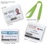 Bolsas PVC identificadoras, porta credenciais em pvc para eventos.