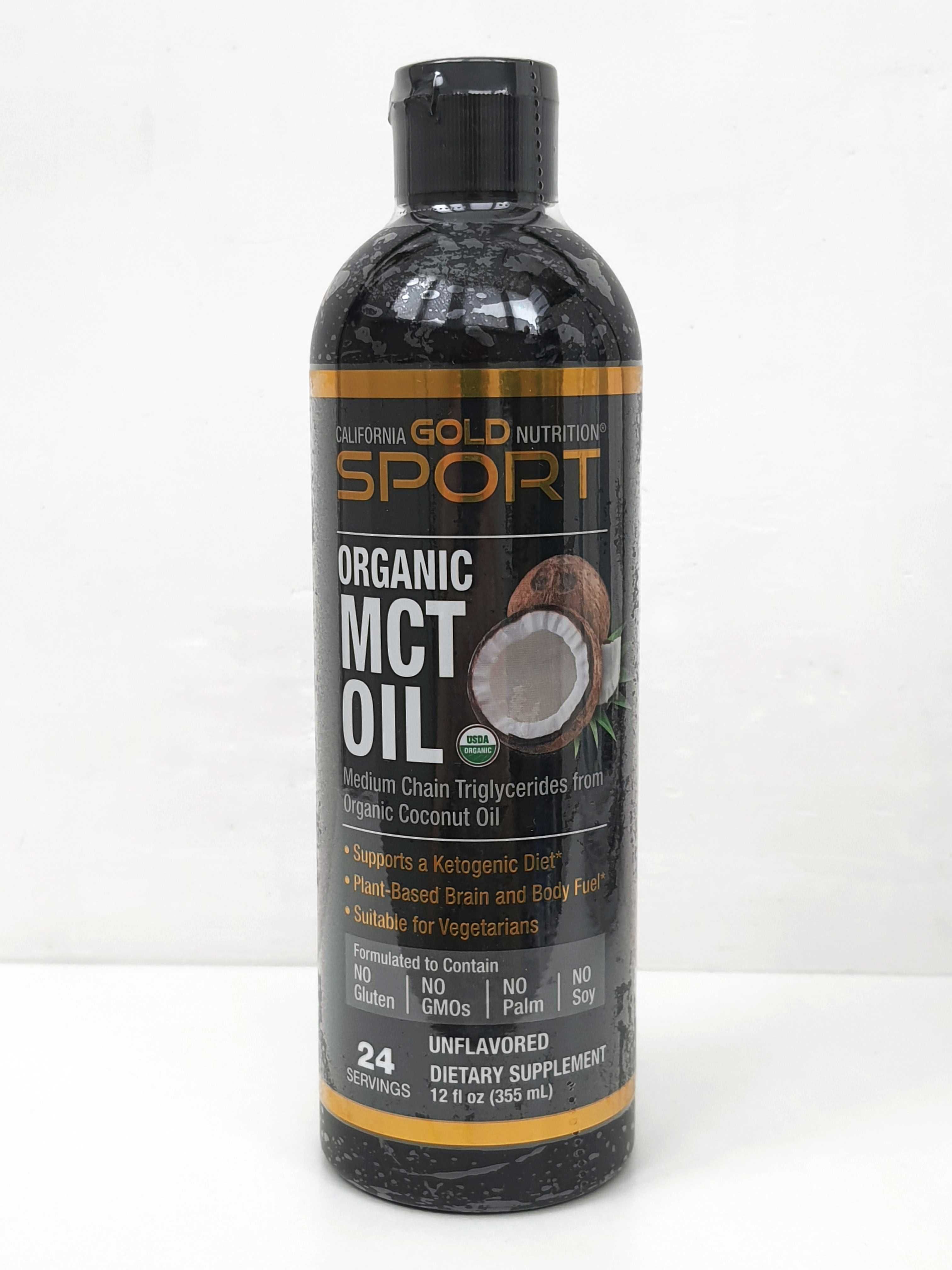 СЦТ кокосового масла California Gold Organic MCT Oil, 355/946 мл