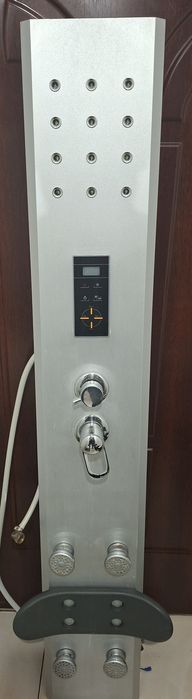 Panel środkowy wolnostojącej kabiny prysznicowej Kerra Silver Diamond