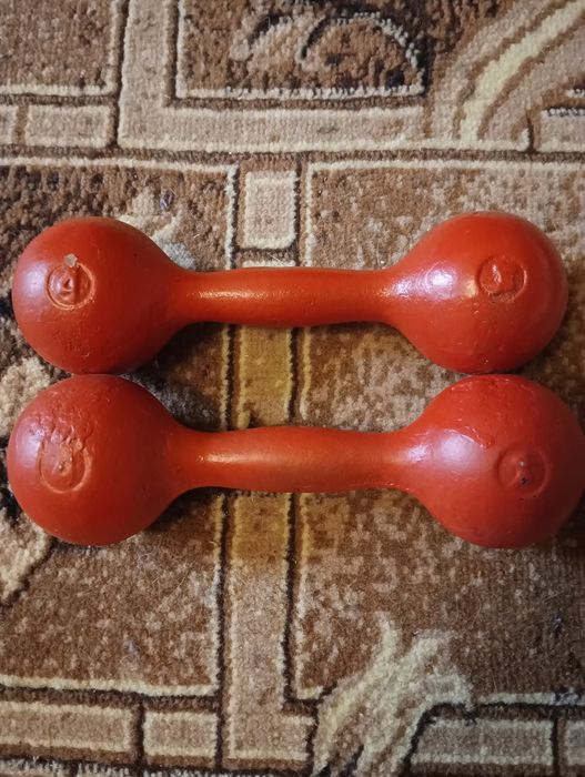 Гантели  :  0,5 ,  1   , 2  , 3 , 4  , 5 ,  6 кг. , блины1кг.