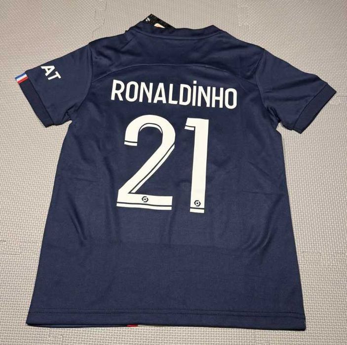Komplet piłkarski Ronaldinho PSG Legenda wszystkie rozmiary