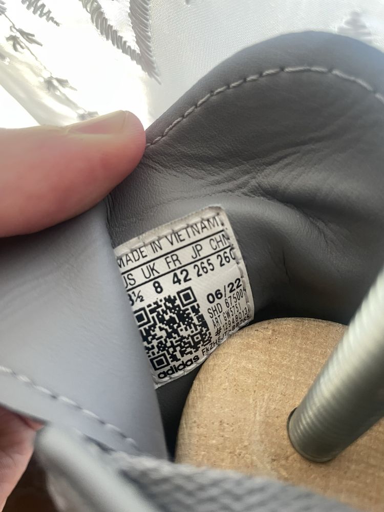 Мужские кроссовки кеды Adidas Hamburg