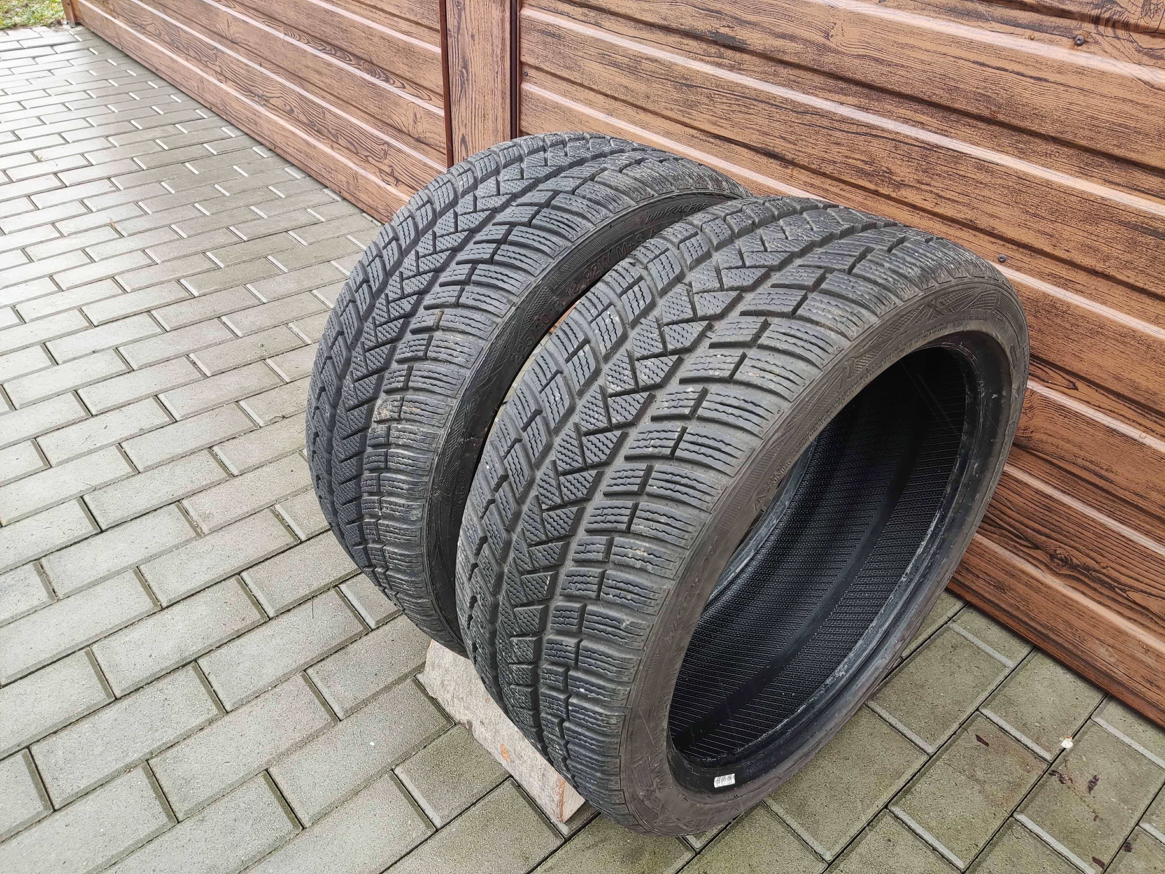 2x Opony zimowe Vredestein 225/40 R18 2021r 7mm