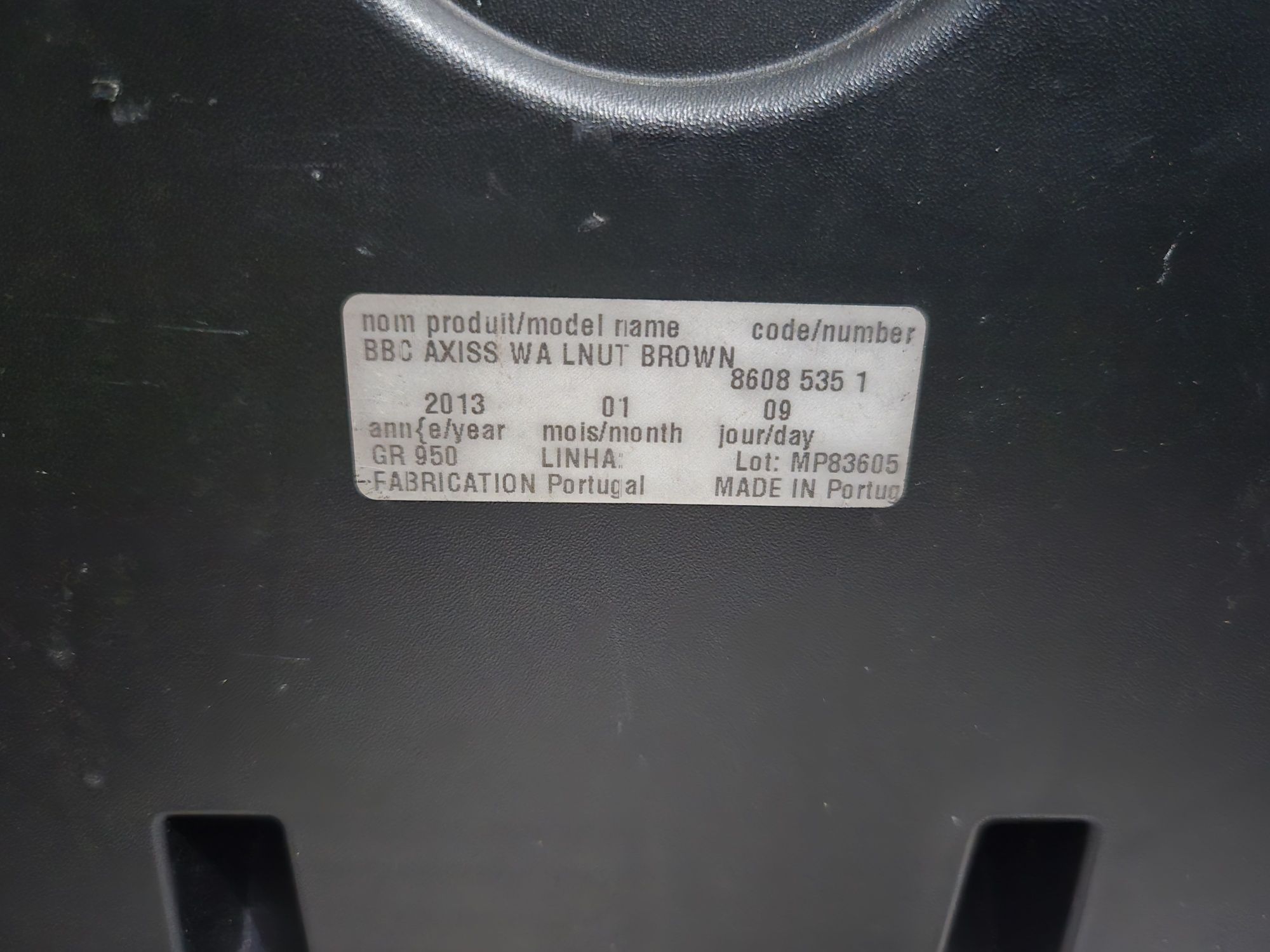 Cadeira auto BebeConfort AXIS Grupo 1  (9-18kg)