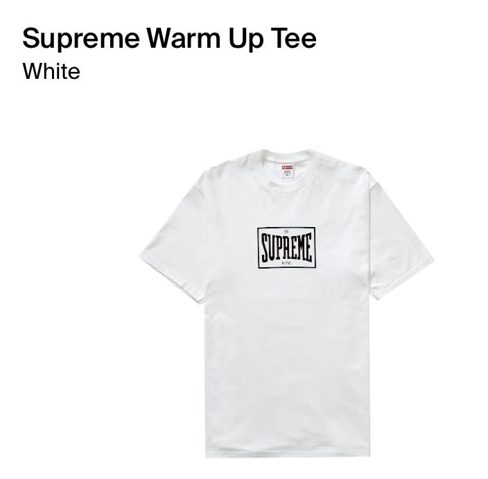 Supreme Warm Up Tee