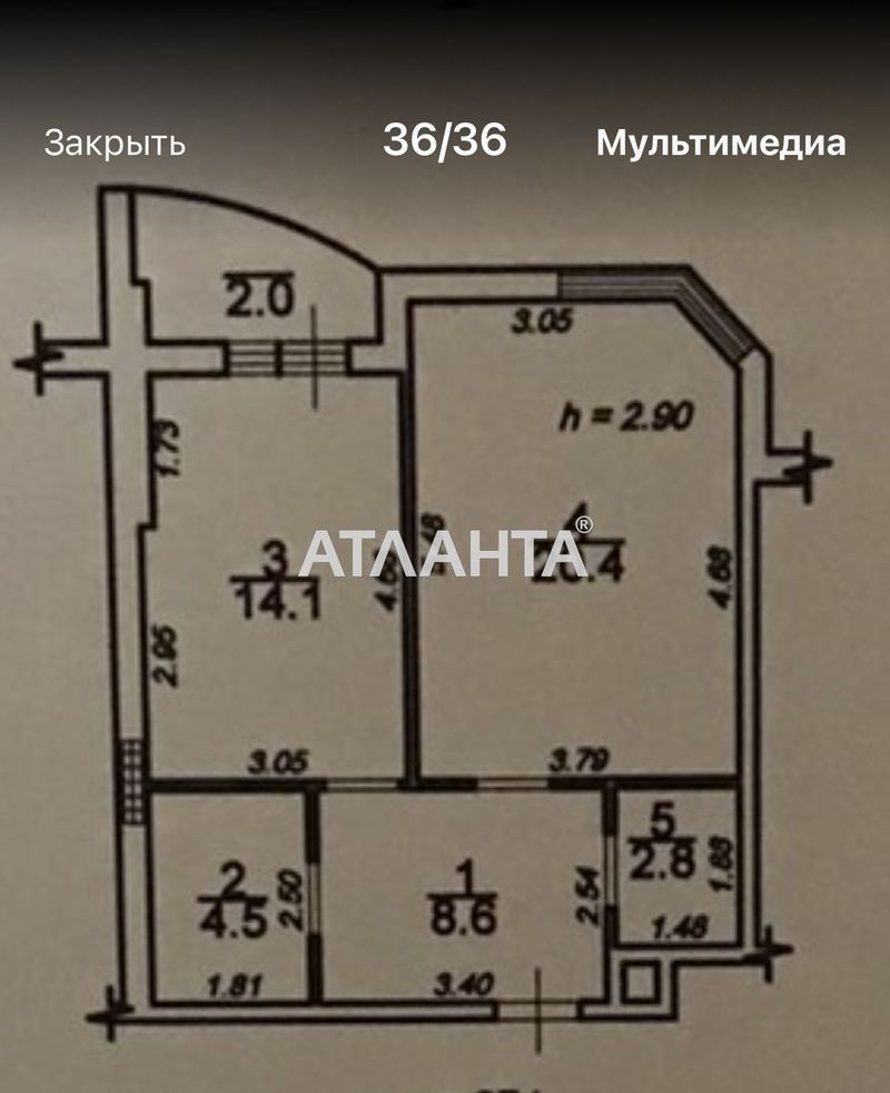 1-кімнатна квартира Приморський район парк Перемоги