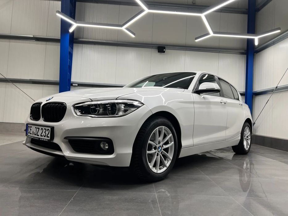 BMW Seria 1 bmw 118d b47 150ps 2016 r biała perłą sliczna foll ledd mega stan