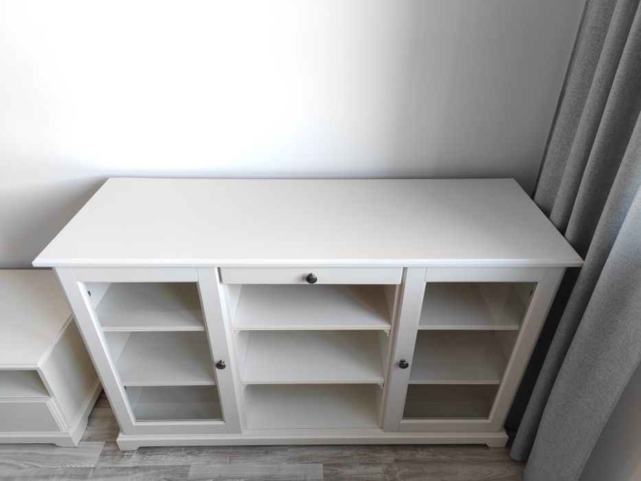 Ikea liatorp komoda witryna do salonu jadalni