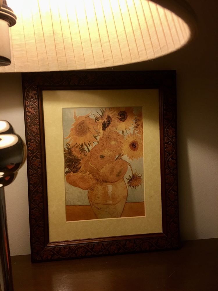 Quadro girassóis Van Gogh